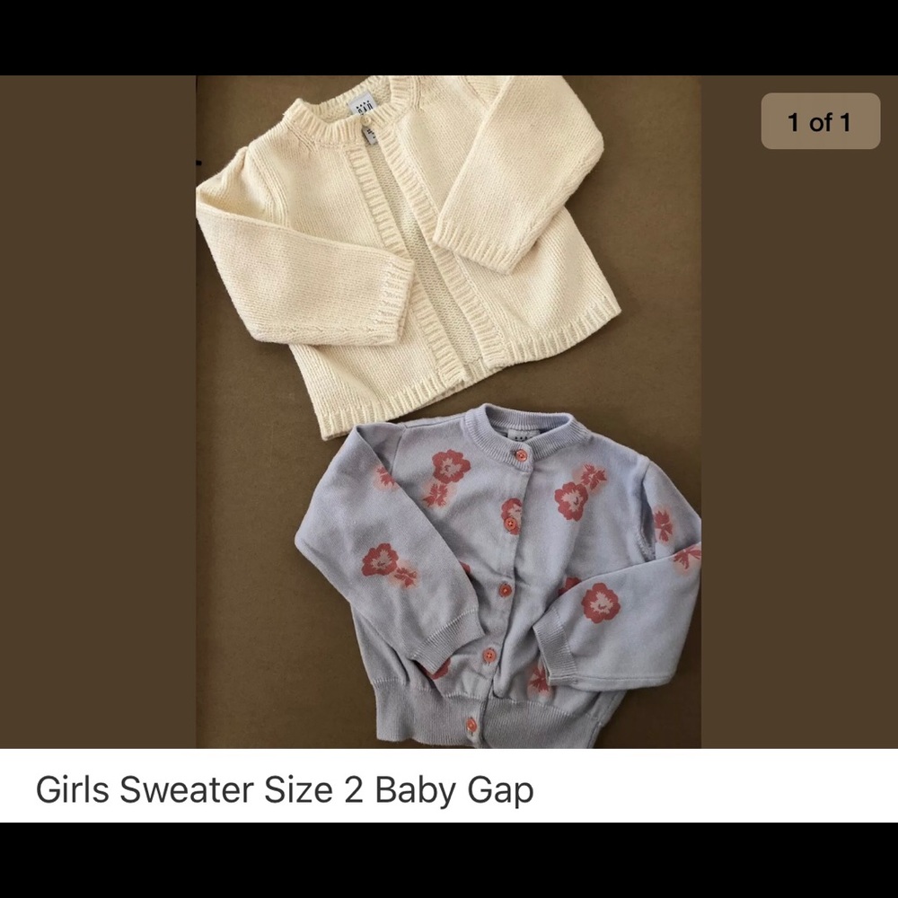 Baby girls sweater lot